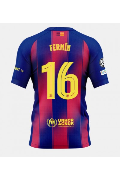 Barcelona Fermin Lopez #16 Jalkapallovaatteet Kotipaita 2025-26 Lyhythihainen Barcelona Fermin Lopez #16 Jalkapallovaatteet Kotipaita 2025-26 Lyhythihainen
